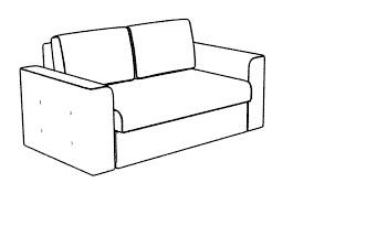 Принцип раскладывания дивана "Караван"