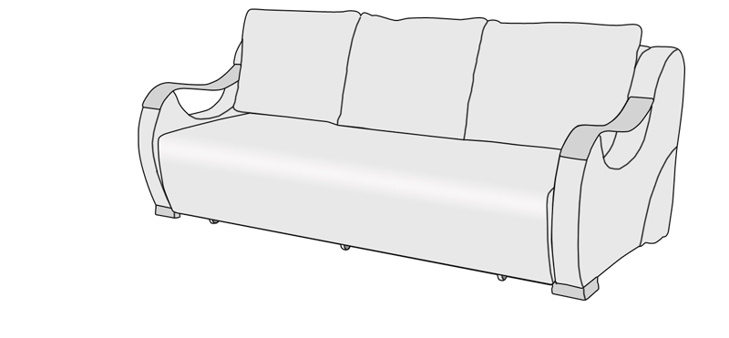 Механизм трансформации дивана "Пантограф"